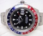 Swiss Eta 2836 Movement /Rolex GMT Master II Watch Red & Blue Bezel